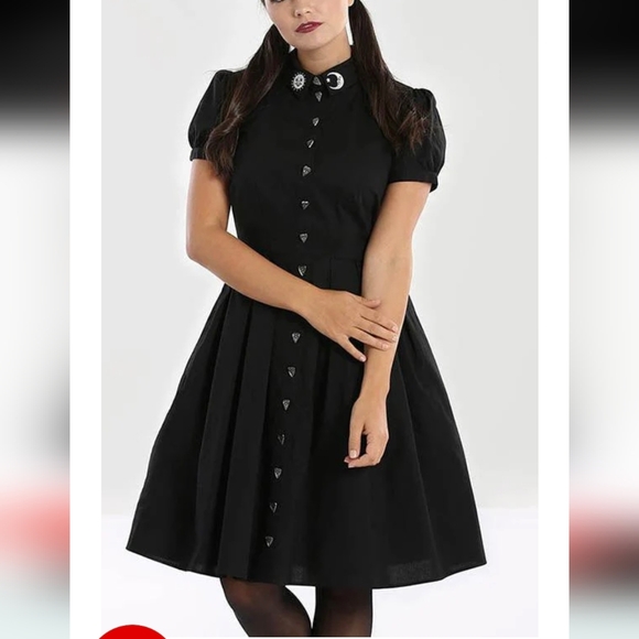 Hell Bunny Dresses & Skirts - Hell Bunny Samara Black Dress SZ.M